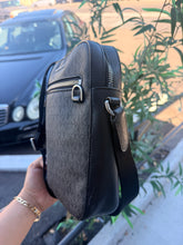 Load image into Gallery viewer, Michael Kors - Cooper Crossbody - Black Signature MK Logo | Preowned (SOLD ZELLE)