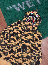 Load image into Gallery viewer, BAPE - Tan Camo Shark Full Zip Hoodie - 2XL