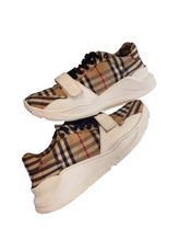 Load image into Gallery viewer, Burberry - Check Sneakers - Beige Vintage Check | Size 11.5M Preowned No Box