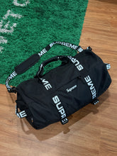 Load image into Gallery viewer, Supreme - Black Duffle Bag - PreOwned Amazing Condition