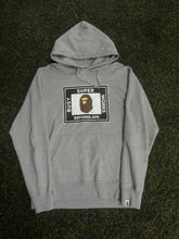 Load image into Gallery viewer, Bape Grey Super Busy Works Pullover Hoodie Size 2XL