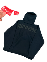 Load image into Gallery viewer, Supreme - Black Studded Logo Hoodie - Size Large