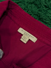 Load image into Gallery viewer, Burberry - Raspberry Polo Shirt - Size Large