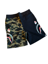 Load image into Gallery viewer, BAPE Double Shark Shorts – Size 2XL