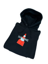 Load image into Gallery viewer, Supreme - Traffic Cone Hoodie Black Size Medium - PreOwned