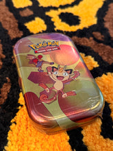 Load image into Gallery viewer, Pokémon Kanto Friends Mini Tin (Meowth) – Brand New Sealed