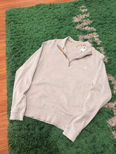 Load image into Gallery viewer, Burberry - Heather Gray Quarter Zip - Size M - Preowned