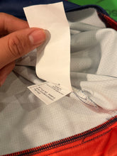 Load image into Gallery viewer, BAPE x PUMA BAPE FC Soccer Jersey – Red / Navy Camo – Large – PreOwned