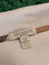 Load image into Gallery viewer, Burberry - Creme Quarter Zip Sweater Large - Retail $495