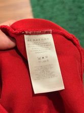 Load image into Gallery viewer, Burberry London Quarter Zip - Red - Size L - Preowned