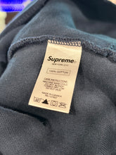 Load image into Gallery viewer, Supreme Old English Logo Hoodie - Navy - Large - PreOwned