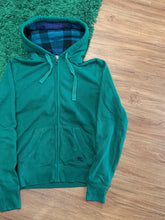 Load image into Gallery viewer, Burberry - Green Zip Hoodie - Small - PreOwned