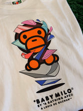 Load image into Gallery viewer, BAPE - Baby Milo x Louis De Guzman White T Shirt - 2XL - Brand New