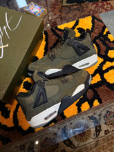 Load image into Gallery viewer, Air Jordan 4 Retro (GS) “Olive Canvas” – Size 7Y/8.5W