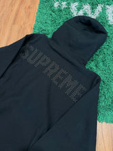 Load image into Gallery viewer, Supreme - Black Studded Logo Hoodie - Size Large