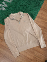 Load image into Gallery viewer, Burberry - Beige Quarter Zip Sweater Large - Retail $495