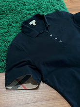 Load image into Gallery viewer, Burberry - Black Nova Check Polo - Women’s XL