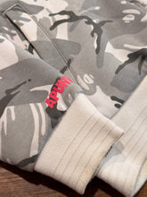 Load image into Gallery viewer, Aape by Bathing Ape - Grey Snow Camo Reversible Sherpa Full Zip - XS - PreOwned