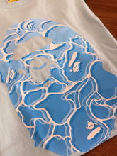 Load image into Gallery viewer, BAPE - Aqua Ape Head Light Blue T Shirt - Size 2XL - New