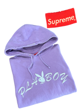 Load image into Gallery viewer, SUPREME - Purple Playboy Hoodie - Medium - PreOwned -