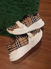 Load image into Gallery viewer, Burberry - Check Sneakers - Beige Vintage Check | Size 11.5M Preowned No Box