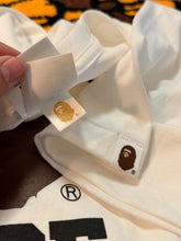 Load image into Gallery viewer, BAPE College Tee “White/Brown Ape Head” – Size 2XL