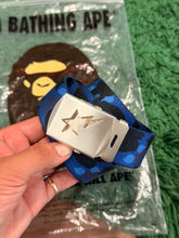 Load image into Gallery viewer, BAPE - Blue Camo Belt - Brand New
