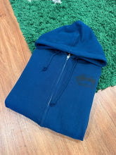 Load image into Gallery viewer, Stussy Honolulu Zip Hoodie - Blue - Size L - Preowned