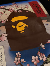 Load image into Gallery viewer, Bape Ukiyo-e Cherry Blossom Ape Head Tee – Size 2XL