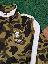 Load image into Gallery viewer, BAPE - Green Camo Ape Head WGM Track Jacket - Medium - PreOwned
