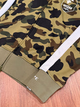 Load image into Gallery viewer, BAPE - Green Camo Ape Head WGM Track Jacket - Medium - PreOwned