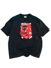 Load image into Gallery viewer, Bape God Save The Ape Tee - Black/Red - Size M - Preowned