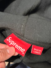 Load image into Gallery viewer, Supreme - Black Studded Logo Hoodie - Size Large