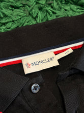 Load image into Gallery viewer, Moncler Long Sleeve Polo - Black - Size S - Preowned