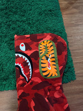 Load image into Gallery viewer, BAPE Red Camo Shark Hoodie – M – Pre-Owned