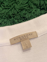 Load image into Gallery viewer, Burberry - White Polo - Size L - Preowned