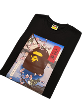 Load image into Gallery viewer, Bape Ukiyo-e Cherry Blossom Ape Head Tee – Size 2XL
