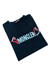 Load image into Gallery viewer, Moncler - Shadow Logo Tee Black Size Small/Medium - PreOwned