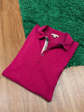 Load image into Gallery viewer, Burberry - Raspberry Polo Shirt - Size Large