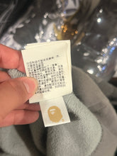 Load image into Gallery viewer, BAPE - Grey Glow In The Dark Shark Full Zip Hoodie - Size 2XL - PreOwned