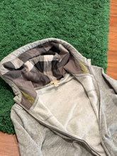 Load image into Gallery viewer, Burberry - Grey Full Zip Hoodie Small - Retail $595