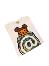 Load image into Gallery viewer, Bape x Bearbrick Baby Milo Tee - White - Size M Preowned