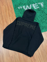 Load image into Gallery viewer, Supreme - Black Studded Logo Hoodie - Size Large