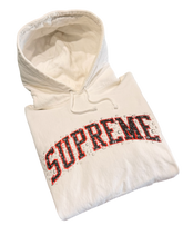 Load image into Gallery viewer, Supreme Water Arc Logo Hoodie Cream - Medium - PreOwned