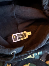 Load image into Gallery viewer, Bape Camo College Logo Hoodie Size Large