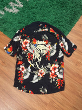 Load image into Gallery viewer, RHUDE - Black Tropical Parrot Button Up Shirt - Medium - PreOwned Great Condition