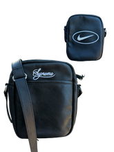 Load image into Gallery viewer, Supreme Nike Leather Shoulder Bag - Black | One Size Preowned