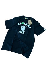Load image into Gallery viewer, BAPE x Bearbrick - Black College Ape Tee - Large -