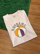 Load image into Gallery viewer, Supreme - Basketball Logo Pink T Shirt - Size Small - PreOwned