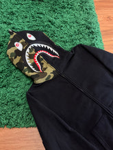 Load image into Gallery viewer, BAPE - Swarovski Shark Full Zip Black Camo - Small - Brand New